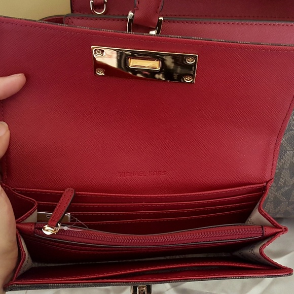 NWT Michael Kors satchel w wallet - Picture 6 of 8